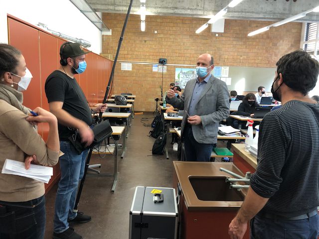 SRF Besprechung mit Team